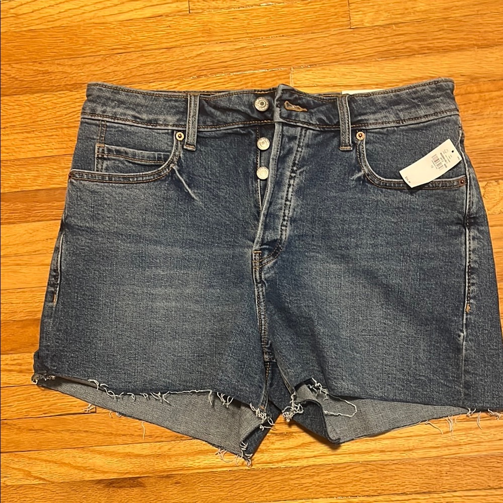 Old Navy Blue Jean Shorts with Raw Hem